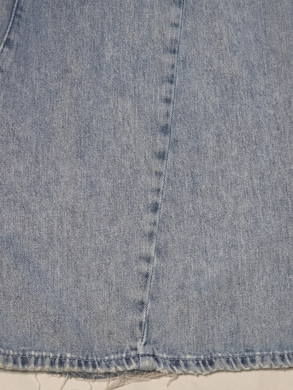 rag & bone Sofie Splice Jeans Size 26 Ultra Wide Leg High Rise Alisha Blue Denim - Picture 7 of 16